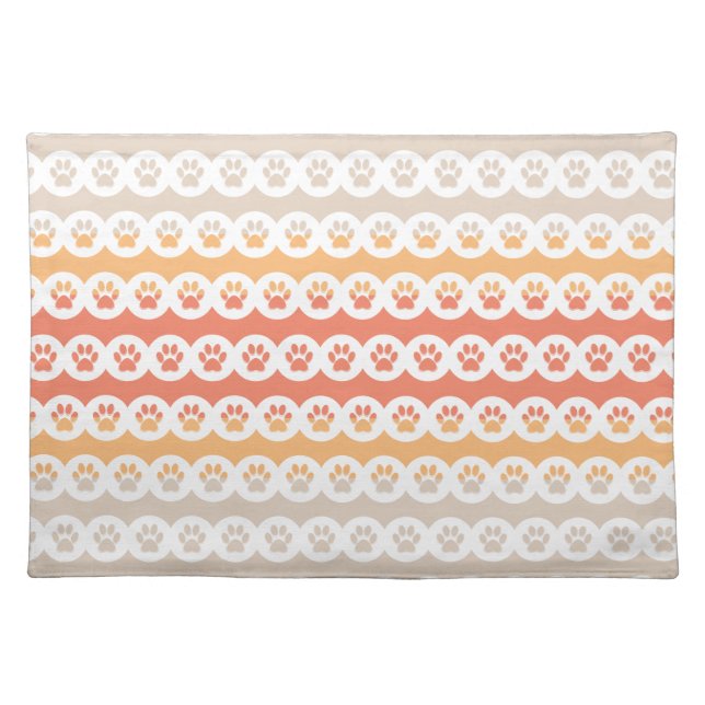 Paws-for-Décor Cloth Placemat (Front)