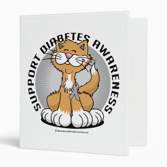 Paws for Diabetes Cat Binder (Front/Inside)