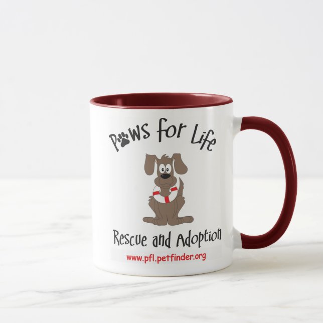 Paws for Life mug (Right)