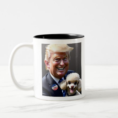 Paws For Trump MAGA  Dog Coffee Mug Trump 2024