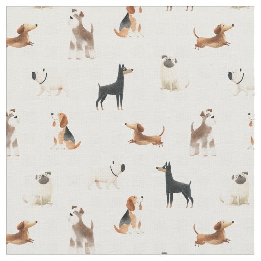 Paws Gingham Fabric