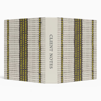 Paws Gingham lovely dogs 3 Ring Binder
