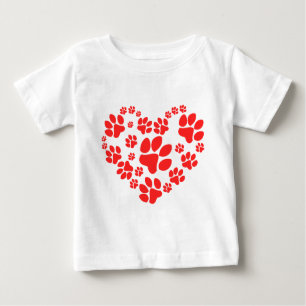Paws Heart Baby T-Shirt