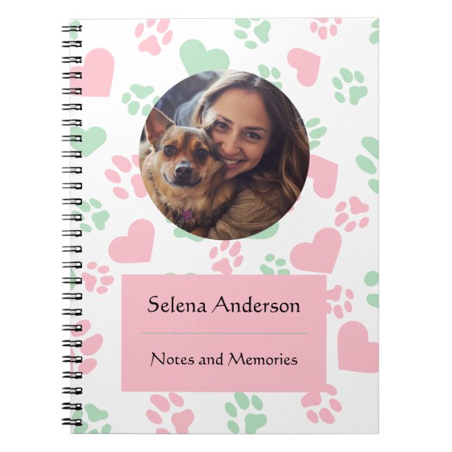 Paws & Hearts: Personalized Notebook (Front)