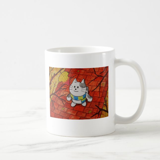 Paws Here Mug "The Last Leaf" (Right)