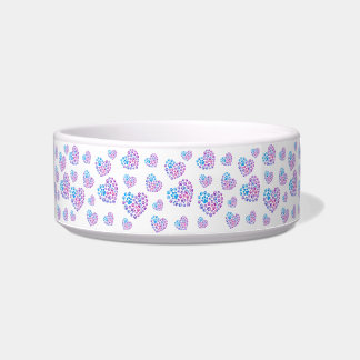  Paws in Hearts Pet Bowl