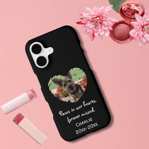 Paws in our Hearts Photo Pet Memorial,Custom iPhone 17 Case