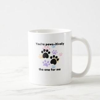 “Paws-itively the One for Me - Cute Dog Lover Mug” Coffee Mug
