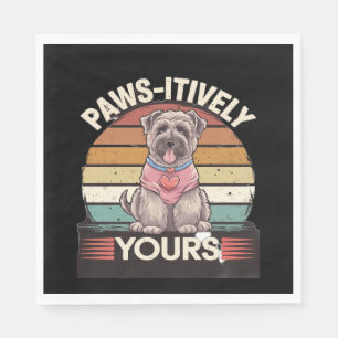 Paws-itively Yours Dog Napkins