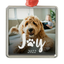 Paws & Joy Photo Pet Christmas Metal Ornament