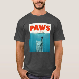 Paws Kitten Meow Parody Funny Cat Lover Gifts funn T-Shirt