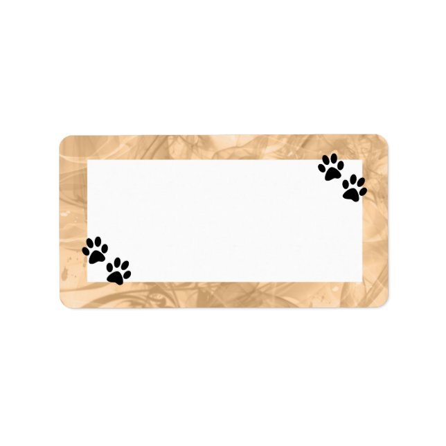 Paws Label (Front)
