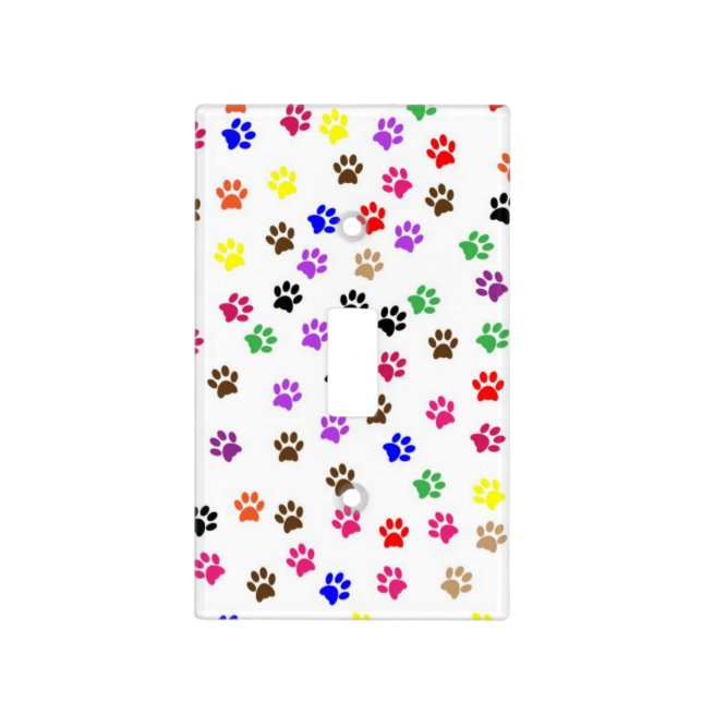 Paws Light Switch Cover (Front)