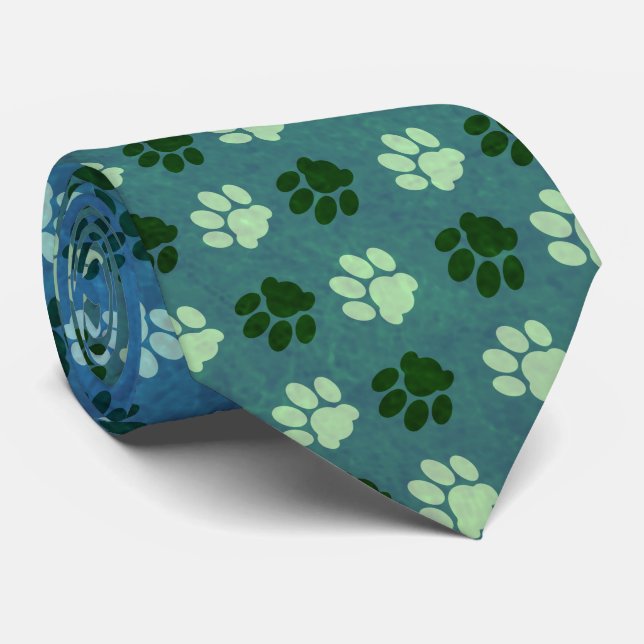 Paws Neck Tie (Rolled)