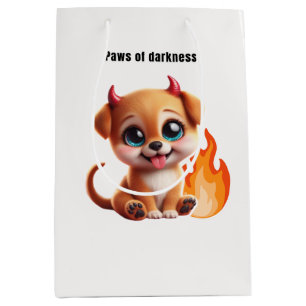 Paws of Darkness Fire Glow Dog Gift Bag