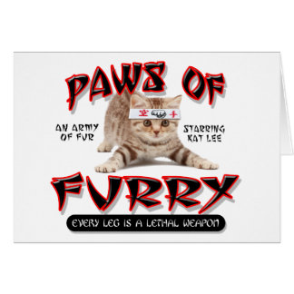 Paws Of Furry Cards
