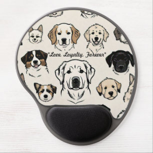 "Paws of Love" Gel Mouse Pad