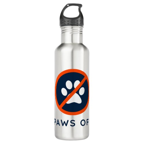 Paws Off_18 oz Stainless Steel Water Bottle