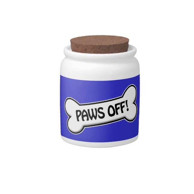 Paws Off! Candy Jar (Front)
