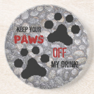Paws Off Coaster