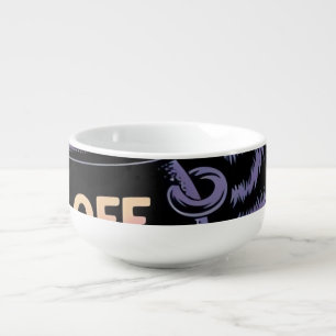 Paws Off My Potion, Kawaii Halloween Witch Cat Cla Soup Mug