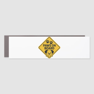 Paws On Board – Cute Pet Car Sign Sticker for Dog 