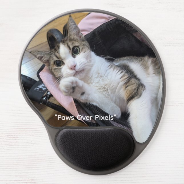 Paws Over Pixels Mouse Pad (Front)