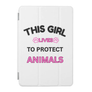 Paws & Pages" – Adorable Cat Reading iPad Mini Cover