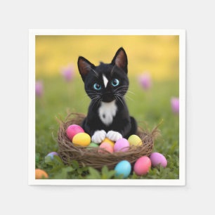 Paws, Pastels & Purrs: Felini’s Easter Nest Napkins