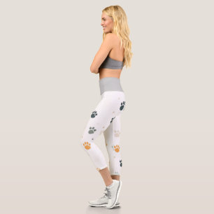 Paws & Pose Yoga Capri Leggings! 🐾🧘♀️ Leggings