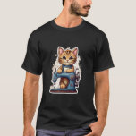 Paws &amp; Prints: Cat-Inspired T-shirt