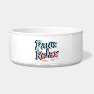 Paws Relax Bowl