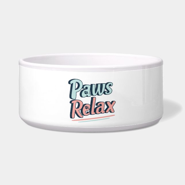 Paws Relax Bowl (Front)