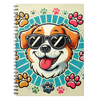 Paws & Shades Spiral Notebook