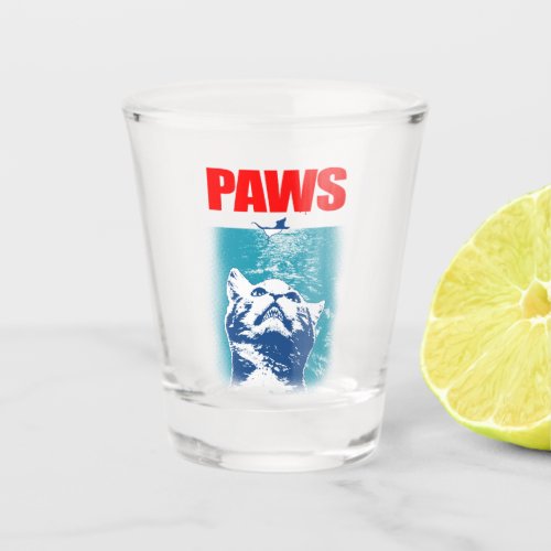 PAWS SHOT GLASS