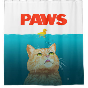 Paws! shower curtain
