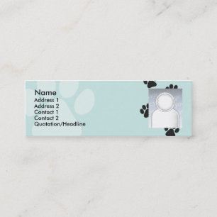 Paws - Skinny Mini Business Card