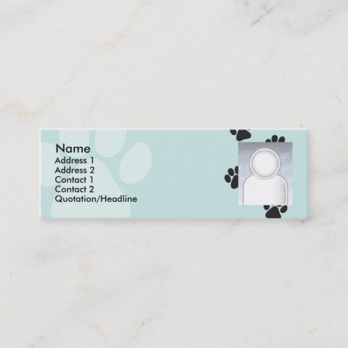Paws - Skinny Business Cards