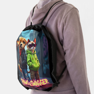 Paws & Swagger™ Stylish Pet Apparel Baby Blanket Drawstring Bag