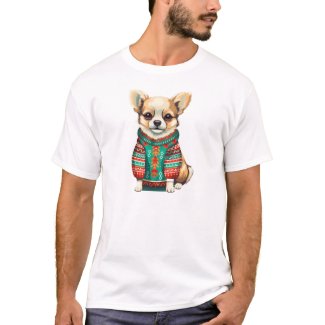 Paws-timely Festive Christmas Dog T-Shirt