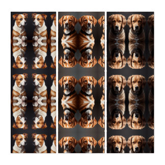 “Paws to Love" Triptych