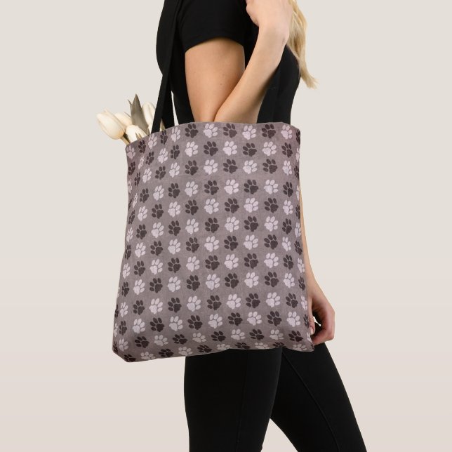 Paws Tote Bag (Close Up)