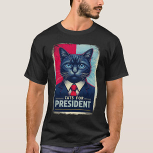 Pawsidential Campaign Unisex Softstyle Cats presid T-Shirt