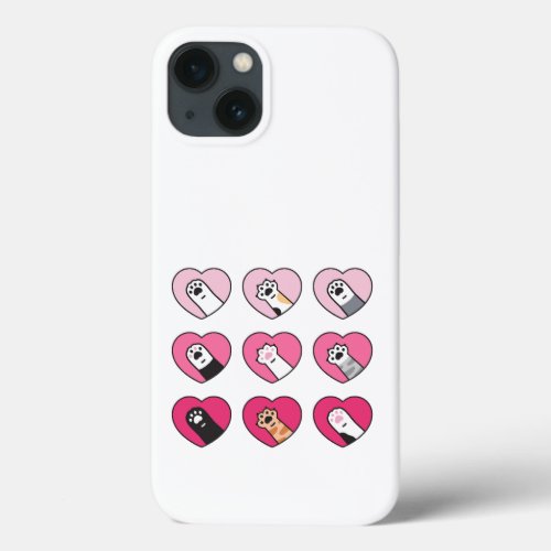 PAWSITIVE HEART iPhone 13 CASE