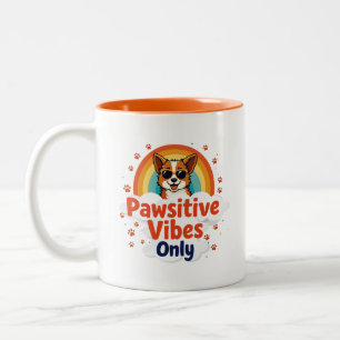 Pawsitive vibe only Mug