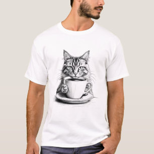 Pawsitive Vibes & Coffee T-Shirt