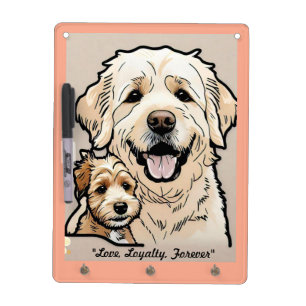 "Pawsitive Vibes" Dry Erase Board