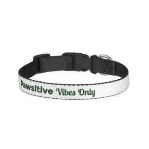 🐾 Pawsitive Vibes Only — Uplifting Pet Lover Desi Collar