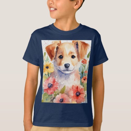 Pawsitively Adorable Cute Dog Baby T_Shirt