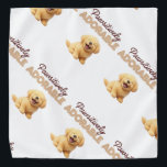 Pawsitively Adorable Pet Bandana<br><div class="desc">Show off your furry friend’s cuteness with this “Pawsitively Adorable” pet bandana. Featuring a joyful pup illustration paired with bold, stylish lettering, this design celebrates the irresistible charm of pets. Soft, durable, and comfortable, it’s perfect for everyday wear, photo shoots, or gifting to pet lovers. A delightful accessory that lets...</div>